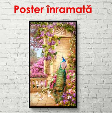 Poster - Pasărea din curte, 50 x 150 см, Poster înrămat, Botanică