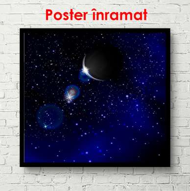 Poster - Eclipse, 100 x 100 см, Framed poster, Different