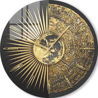 Стеклянные Часы - Солнце и луна, 40cm