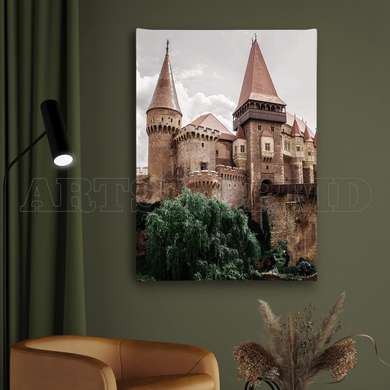 Poster - Castle, 30 x 45 см, Canvas on frame, Maps and Cities