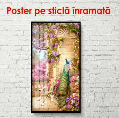 Poster - Pasărea din curte, 50 x 150 см, Poster înrămat, Botanică