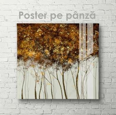 Poster - Thin trees, 40 x 40 см, Canvas on frame