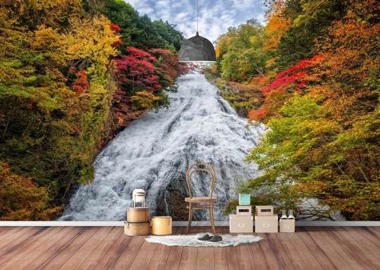 Wall Mural - Cascade in the forest