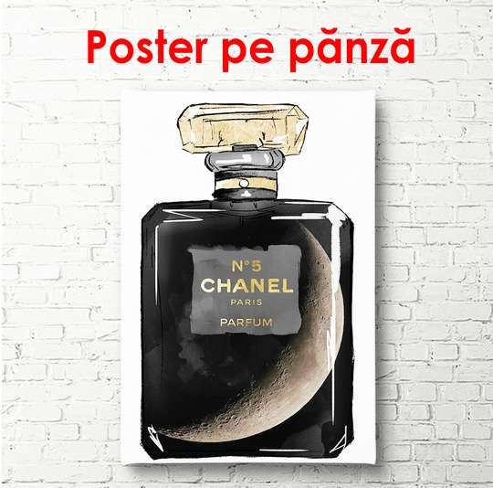 Постер - Духи Шанель, 30 x 60 см, Холст на подрамнике