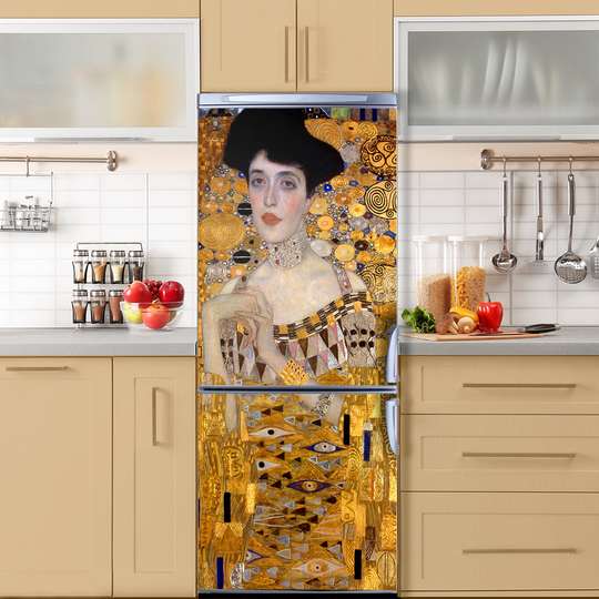 Stickere 3D pentru uși, Gustav Klimt - art, 60 x 90cm, Autocolant pentru Usi