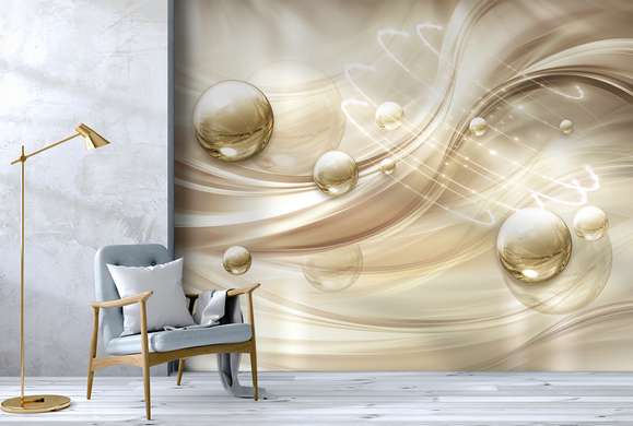 Wall Mural - Balloons on a gentle background