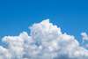 Фотообои - Белые облака на голубом небе