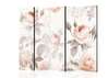 Screen - Beige roses on a white background, 7