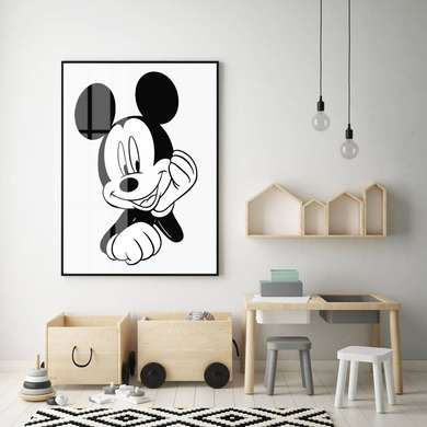Poster - Mickey, 30 x 45 см, Canvas on frame