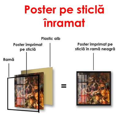Poster - Christmas, 100 x 100 см, Framed poster
