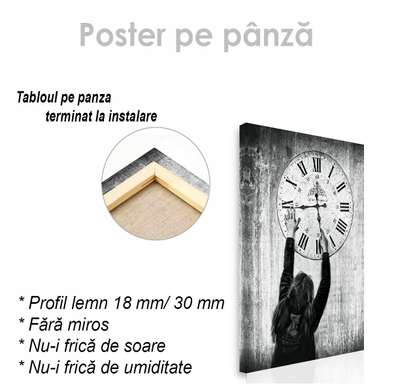Постер - Время, 30 x 45 см, Холст на подрамнике