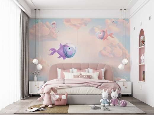 Wall mural for the nursery - Fish