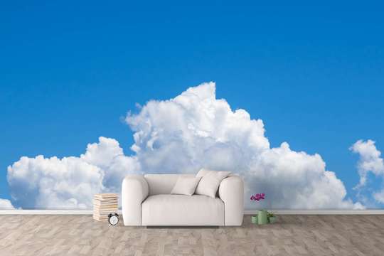 Wall Mural - White clouds in the blue sky
