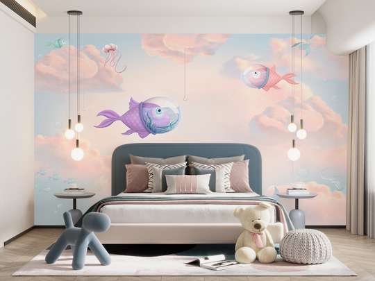 Wall mural for the nursery - Fish