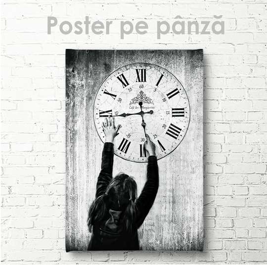 Постер - Время, 30 x 45 см, Холст на подрамнике