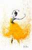 Картина в Раме - Девушка в желтой юбке, 50 x 75 см