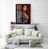 Poster - Portretul cântăreței Rihanna, 60 x 90 см, Poster înrămat, Persoane Celebre