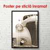 Poster - Mașina retro, 60 x 90 см, Poster înrămat, Transport