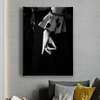 Poster - Black & White Hand, 60 x 90 см, Framed poster on glass, Minimalism