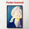 Poster - Maci delicați pe un fundal bej., 45 x 90 см, Poster înrămat, Flori