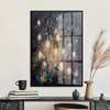 Poster - The lights, 60 x 90 см, Framed poster on glass, Abstract