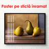 Poster - Composition of pears, 90 x 60 см, Framed poster