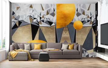 Wall mural - Modern geometry