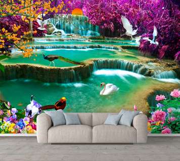 Wall Mural - Birds rest here