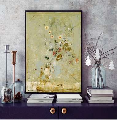Poster - Tenderness on the table, 60 x 90 см, Framed poster, Provence