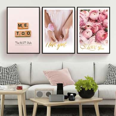 Poster - Quotes, 30 x 45 см, Canvas on frame
