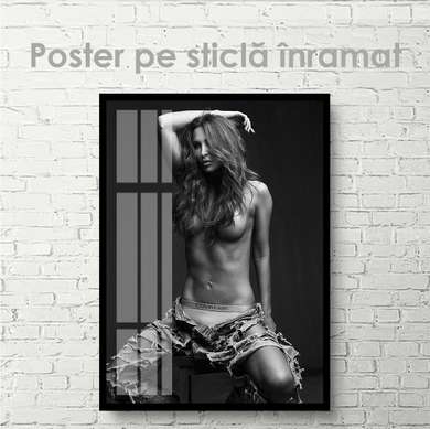 Poster - Calvin Klein, 30 x 45 см, Canvas on frame, Nude