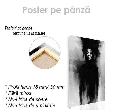 Poster - Din ceață, 60 x 90 см, Poster inramat pe sticla