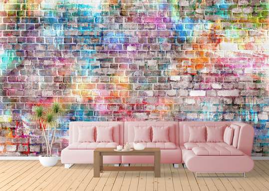 Wall Mural - Abstract brick wall