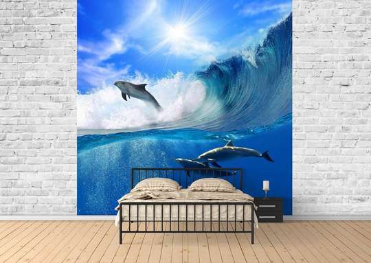Wall Mural - Waves of the ocean