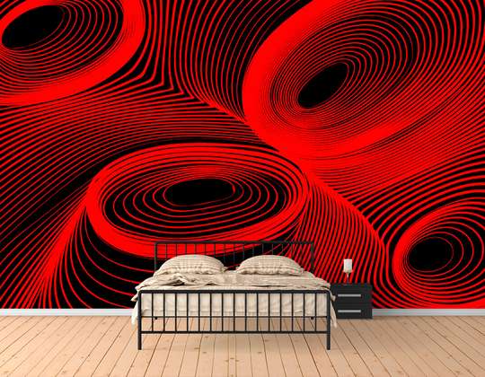 Wall Mural - Red abstraction