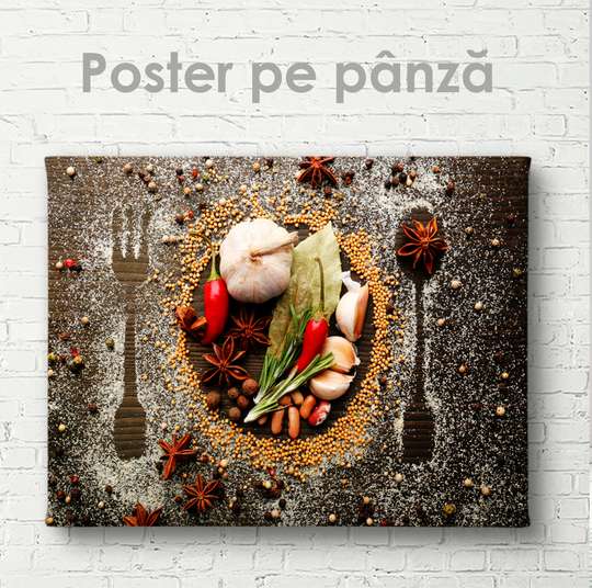 Poster - Desert de fructe, 45 x 30 см, Panza pe cadru