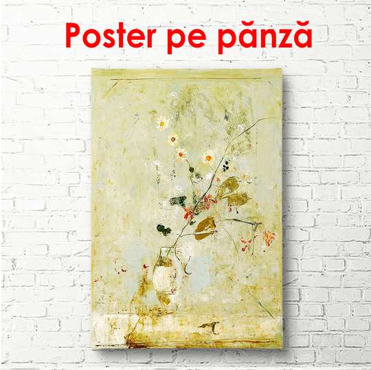 Постер - Нежность на столе, 60 x 90 см, Постер в раме