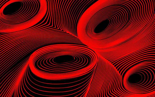 Wall Mural - Red abstraction