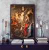 Poster - Crucifixion of Christ, 30 x 60 см, Canvas on frame