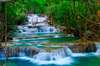 Фотообои - Красивый парк с водопадом