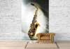 Wall Mural - Golden saxophone