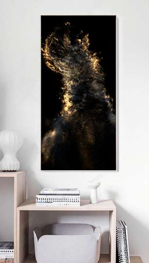 Картина в Раме - Золотая пыль, 50 x 75 см