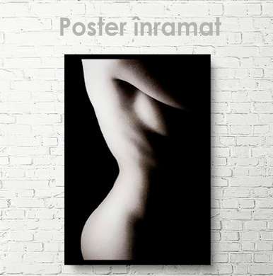 Poster - Corpul feminin, 45 x 90 см, Poster inramat pe sticla
