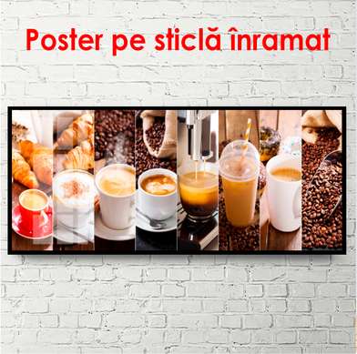 Постер - Набо кофемана, 150 x 50 см, Постер в раме, Еда и Напитки