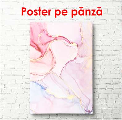 Постер - Роза, 60 x 90 см, Постер на Стекле в раме, Абстракция