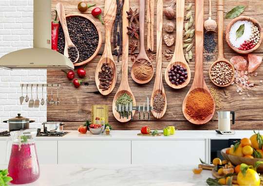 Wall Mural - Colorful spices