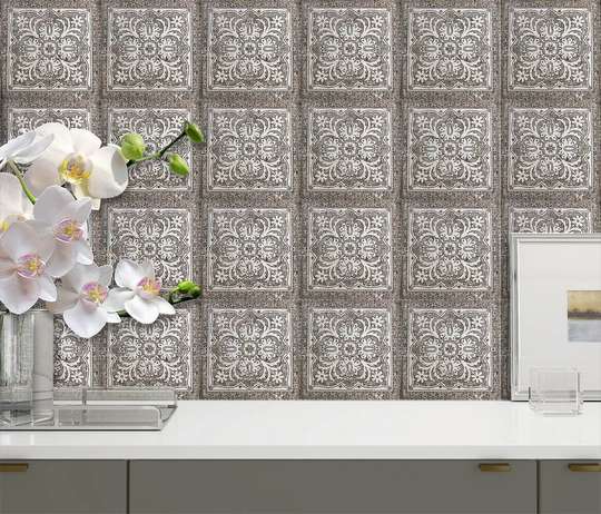 Ceramic tiles with marble patterns