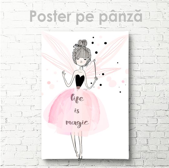 Poster, Viața este magică, 30 x 45 см, Panza pe cadru