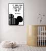Poster - Mickey Mouse with quote 1, 60 x 90 см, Framed poster on glass