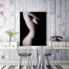 Poster - Female body, 45 x 90 см, Framed poster on glass, Nude
